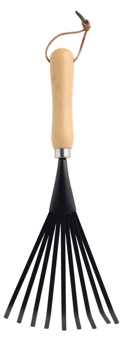 Løvrive med 9 tenner bambus 35 cm - Garden